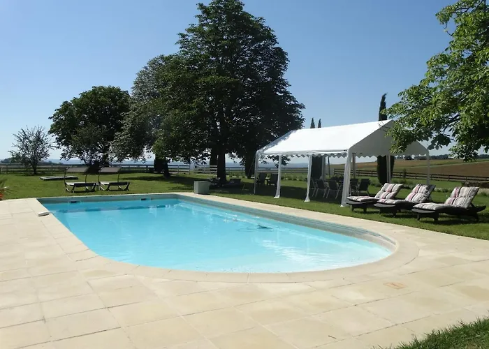 Vila Elegant Mansion With Swimming Pool, Terrace, Sun-Loungers Rabastens fotorgafie