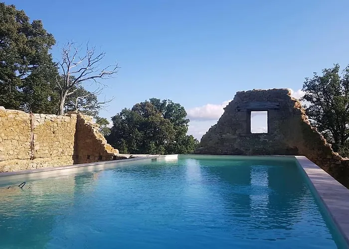 Luxurious 18Th Century French Villa With Swimming Pool And Jacuzzi -Villa Renovee Avec Jacuzzi Et Piscine Latronquière fotorgafie