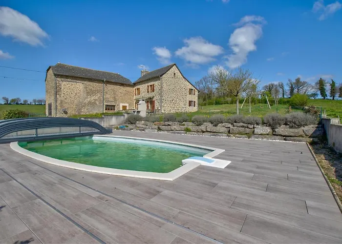 Gite Lavergne, Piscine Privee Et Superbe Vue Sanvensa 사진