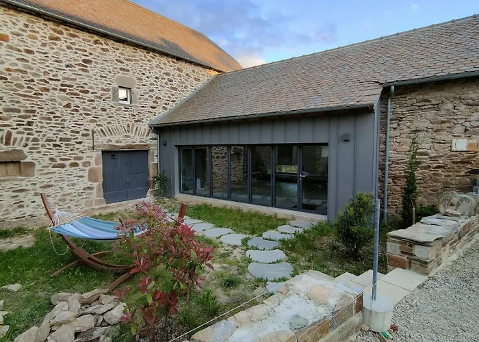 Gite Avec Piscine Interieure Moyrazes fotoğrafı