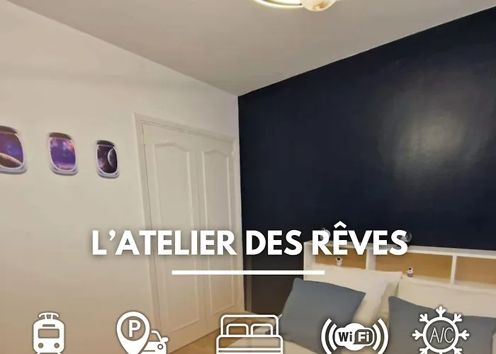 Фото Апартаменты L'Atelier Des Reves - Clim Tram Parking Бланьяк