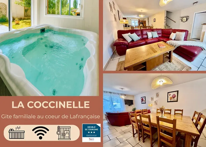 Lafrançaise La Coccinelle- Gite Familial, Spa & Sauna תמונה