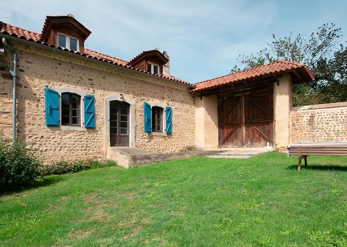 Charmante Maison De Campagne Avec Piscine Lanespede foto