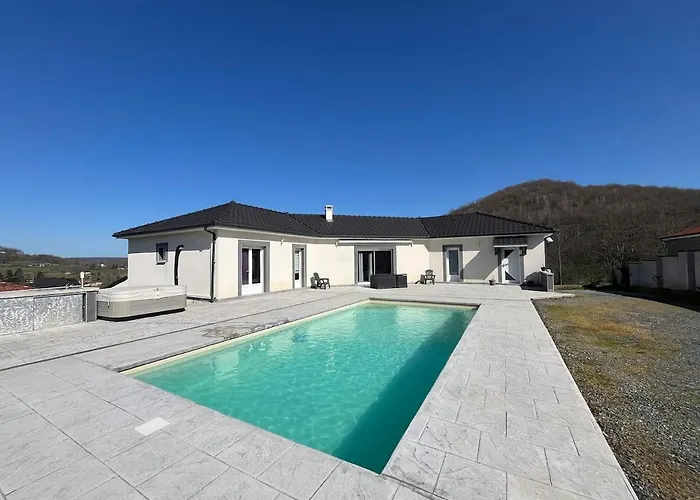 Maison D'Exception Vue Montagne Piscine & Jacuzzi Montserie Foto