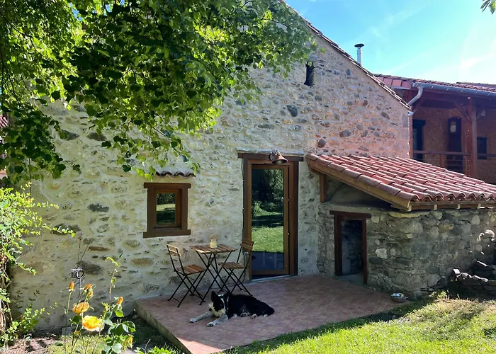 Villa Petite Grange Cosy Avec Poele A Bois Et Jardin Cloture Valcabrere Foto