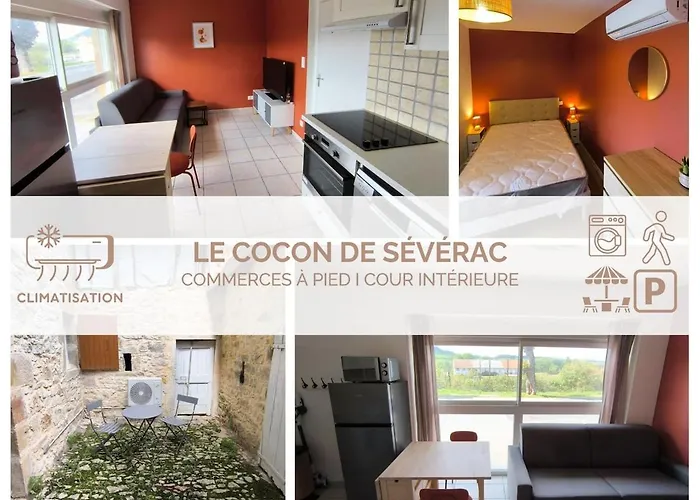 Le Cocon De Severac I Clim & Cour Interieure photo