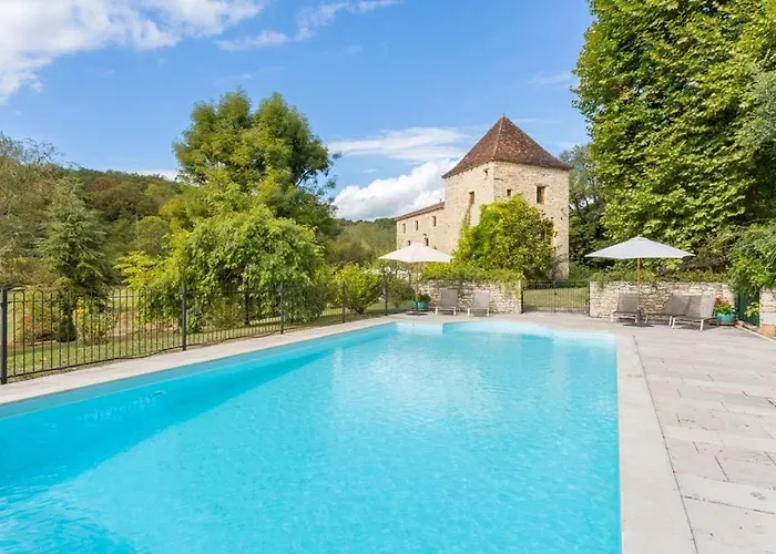 صورة Saint-Denis-Catus Villa Sleeps 12 Pool Wifi