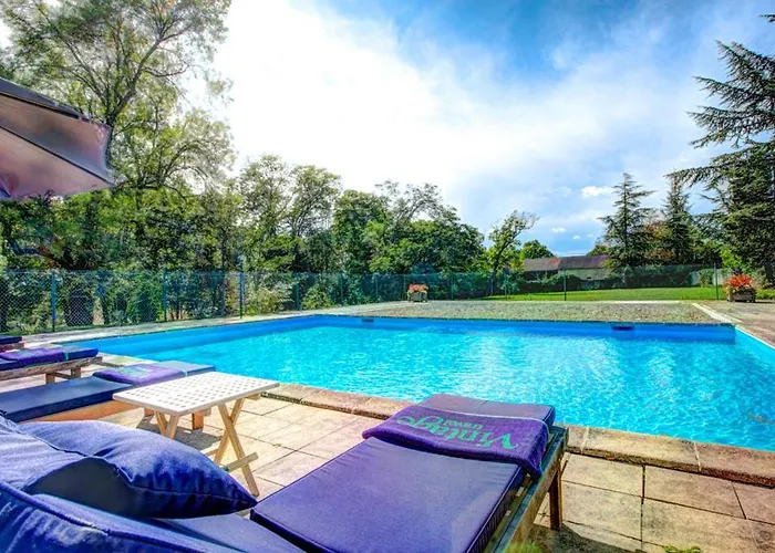 fotos do Larroque-Sur-L'Osse Villa Sleeps 14 Pool Wifi